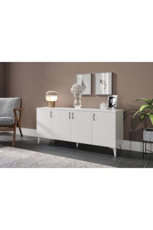 Sigma Multi-Purpose White MDF Console - All in 1. Quality MDF SIGMA4White - KZNMOB HOME