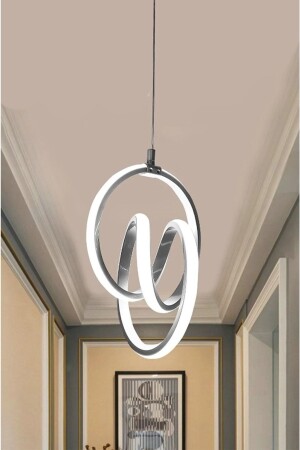 Signature Modern Gray Case White Light Led Chandelier Signature LED Chandelier signature - RANSOM