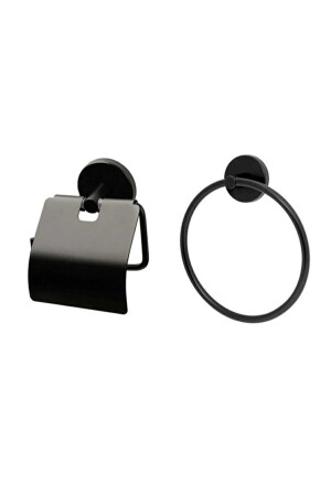 Sihay Round Towel Holder Set of 2 with Wide Cover - Multistore