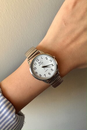 Silberne Armbanduhr Saat22 aus den 1980er Jahren - Rower