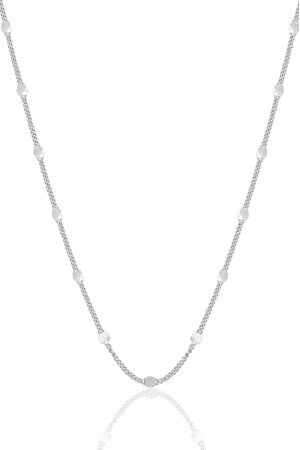 Silberne Pailletten-Gourmetkette. SGTL10625 - Söğütlü Silver