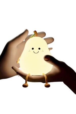 Silicone 3 Stage Night Light with Pear Design for Children - Schulzz