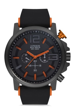 Silicone Black Men's Wristwatch Apwr010001 APWR0100 - Aqua Di Polo 1987