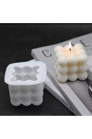 Silicone Bubble Candle Mold Flexible - 1 Dünyam