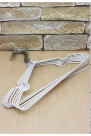 Silicone Coated Clothes Hanger 10 Piece Metal Clothes Hanger Non-Slip Wire Clothes Hanger silicone hanger - Askıcı