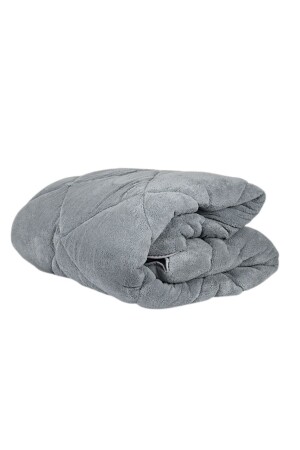 Silicone Filled Double King Size Gray Welsoft Quilt bts000022 - BETULSTORE