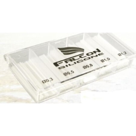 Silicone float sleeve set Falcon, 0.3-1.2mm, 40mm - Falcon
