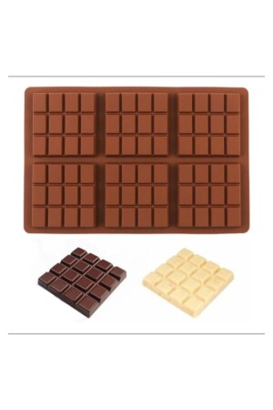 Silicone Large Tablet Chocolate Soap Candle Cake Mold Cake Mold 10102503202207 - WorkAsist