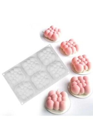Silicone Mold White Mini Cloud Silicone Mold JSC3002 - Pasta Story