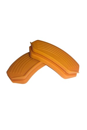Silicone Pot Pan Holder Fireproof Non-Stick Handle Set 9x4 Cm Orange (1 Set Consists of 2 Pieces) - Sg Design