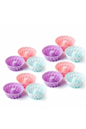 Silicone Small Size 6 Piece Cake-muffin Mold - Birdoludukkan