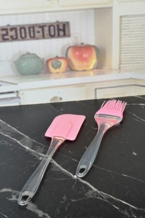 Silicone Spatula and Egg Brush Set of 2 - Lilya Home