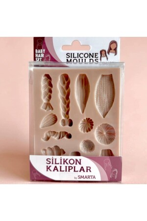 طراز MNZ-Silicone Mold / مجموعة شعر الأطفال / مجموعة شعر الأطفال - Smarta