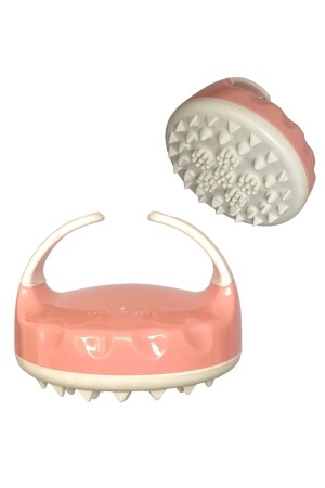 Silikon-Körper-Cellulite-Massagebürste (rosa-weiß) - Land Of Myth