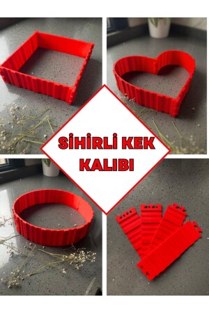 Silikon-Kuchenform (MIT VIELEN VERWENDUNGSMÖGLICHKEITEN) 0001Cake - praticos
