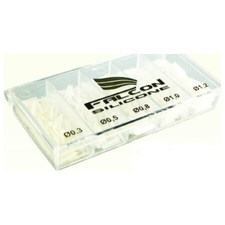Silikon şamandıra kılıfı seti Falcon, 0.3-1.2mm, 10mm - Falcon