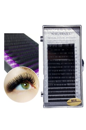 Silk Lash 0-07 D Curl Mix Length - Nagaraku