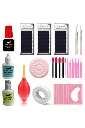 Silk Lash Set Professional Komplettset 0-07-Mix - Master Lashes