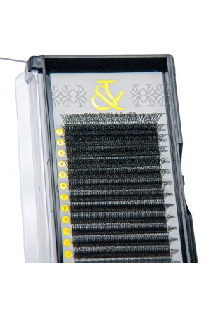 Silk Lash - W 6P D Curl - 0. 07 Thickness - Mix 8-15 mm - T&Y - 16 Rows - T&Y Eyelash