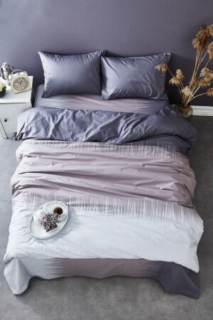 Silky Double 100% Cotton Duvet Cover Set 1067 - BONJARDİNHOME