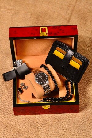 Silver Color Metal Men's Watch Set kd89254 - pierrose