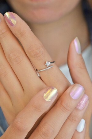 Silver Color Star Thin Ring Joint Ring - Sacce Scarves&Accessories