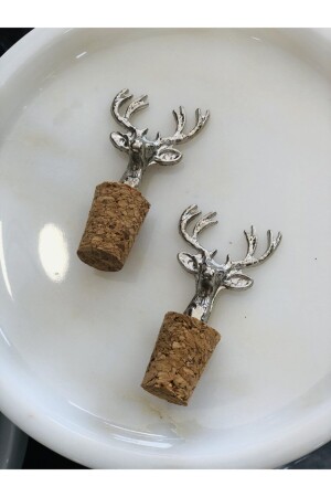 Silver Deer Bottle Stopper TYC00219860869 - BGM ELEGANT DESİGN