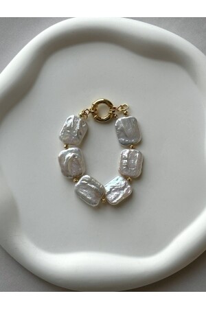 Silver Genuine Baroque Bracelet - Miragelandjewellery