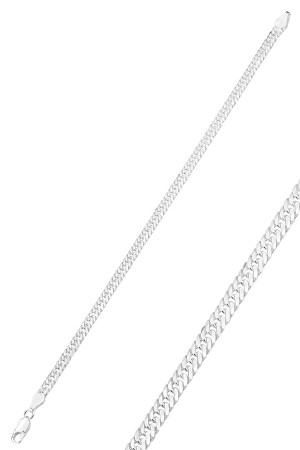 Silver gourmet men's bracelet SGTL12269RODAJ - Söğütlü Silver
