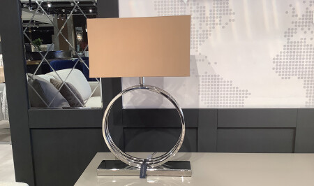Silver Lampshade with Brown Hat - 20231 - Cadde Yıldız