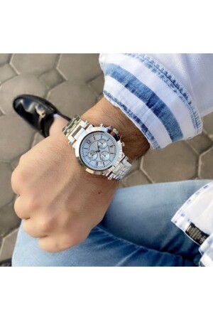 Silver Men's Analog Wristwatch İstliv02021 - İSTLİV