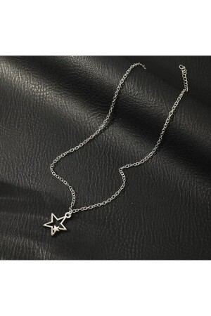 silver plated y2k star necklace - Pinky Lady