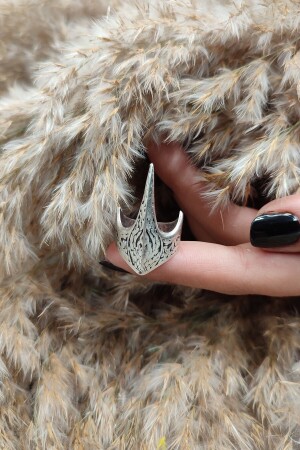 Silver Plated Zihgir Archer Ring Antique Antique Silver Plated Ring - S4s