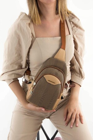 Silver & Polo Nut - Camel Sp959 Women's Waist Bag - Silver Polo