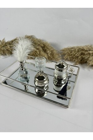 Silver Promise Engagement Groom Brown Luxury Cup with Feathers Klyc103 - Basic Creation