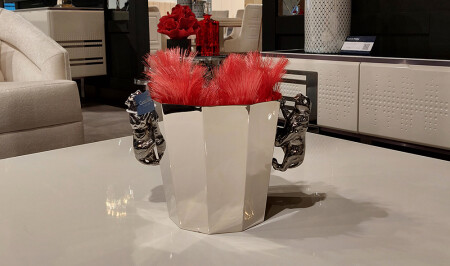 Silver Puma Figure Vase - Object - 20407 - Cadde Yıldız