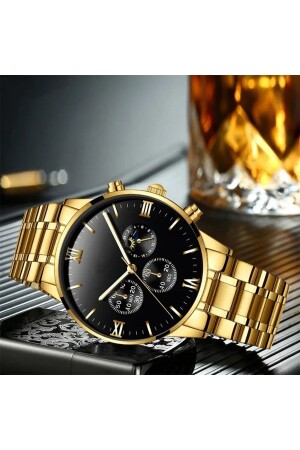 Silver Rose Two Color Steel Men's Wristwatch ÇENÇEN01002 - ÇENÇEN