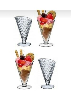 Silver Star Alaska Cornetto 6-teilige Eisschale 300 ml. PaşabahçeMODELL5544 - Genel Markalar