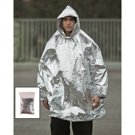 SILVER SURVIVAL PONCHO - MIL-TEC