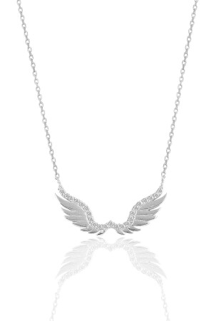 Silver Wing Necklace SGTL10402ROUNDAGE - Söğütlü Silver