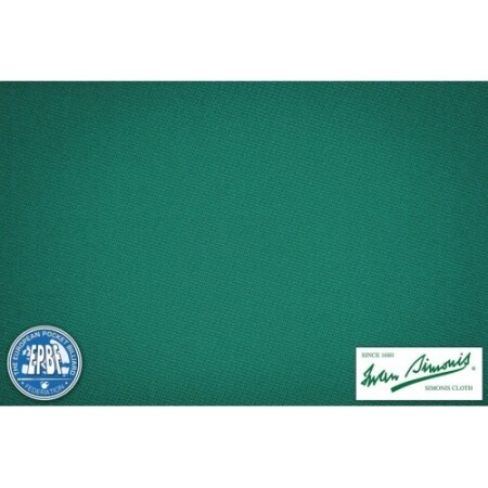 Simonis 760 bilardo kumaşı, 165 cm, mavi-yeşil. - Iwan Simonis