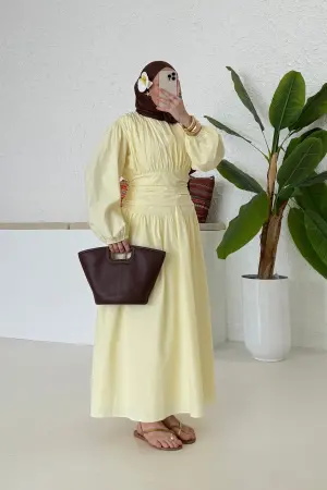 Sindy Pinterest Kleid Gelb - Nuuwears