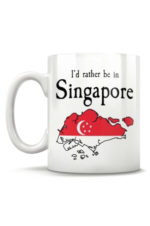 Singapur-Geschenktasse, Singapur-Tasse, Singapur-Karte-Tasse 123WHITE940 - BEXDORE