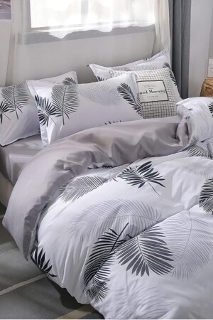 Single Double Sided Duvet Cover Set with Elastic Sheets AWCT-0191 - Always