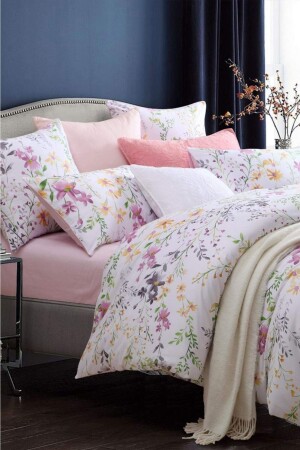 Single Double Sided Duvet Cover Set with Elastic Sheets AWCT-0372 - Always