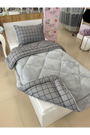 Single Double Sided Welsoft Quilt Smoked Square - Violacasa