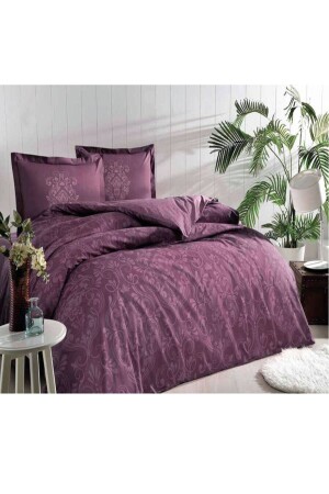 Single Duvet Cover Set Antico Plum BC104067 - Özdilek