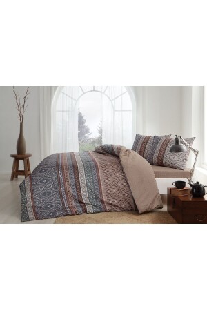 Single Duvet Cover Set Arturo Tan Without Elastic TC53T60266428 - Taç