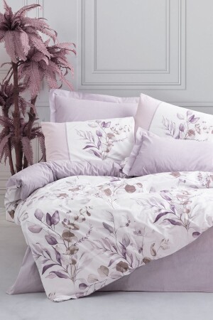 Single Duvet Cover Set Nadia Lilac 8680108063255 - Cotton Box