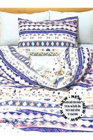 Single Duvet Cover Set with 2 Pillows Diamond0204 0221455210204 - Sheri Home